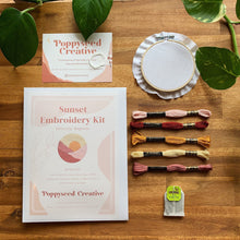 Load image into Gallery viewer, Sunset Embroidery Kit