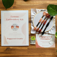 Load image into Gallery viewer, Femme Embroidery Kit