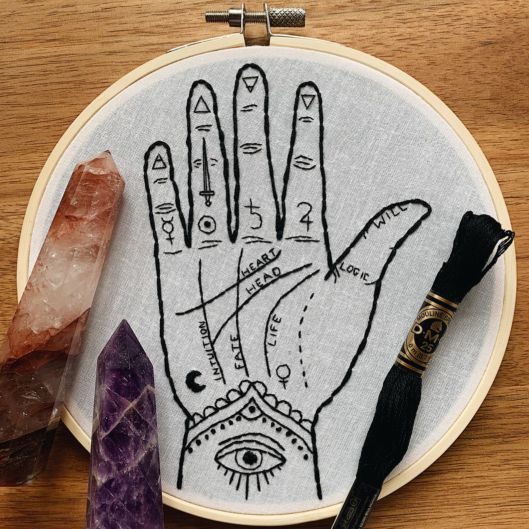 Palmistry Embroidery Kit