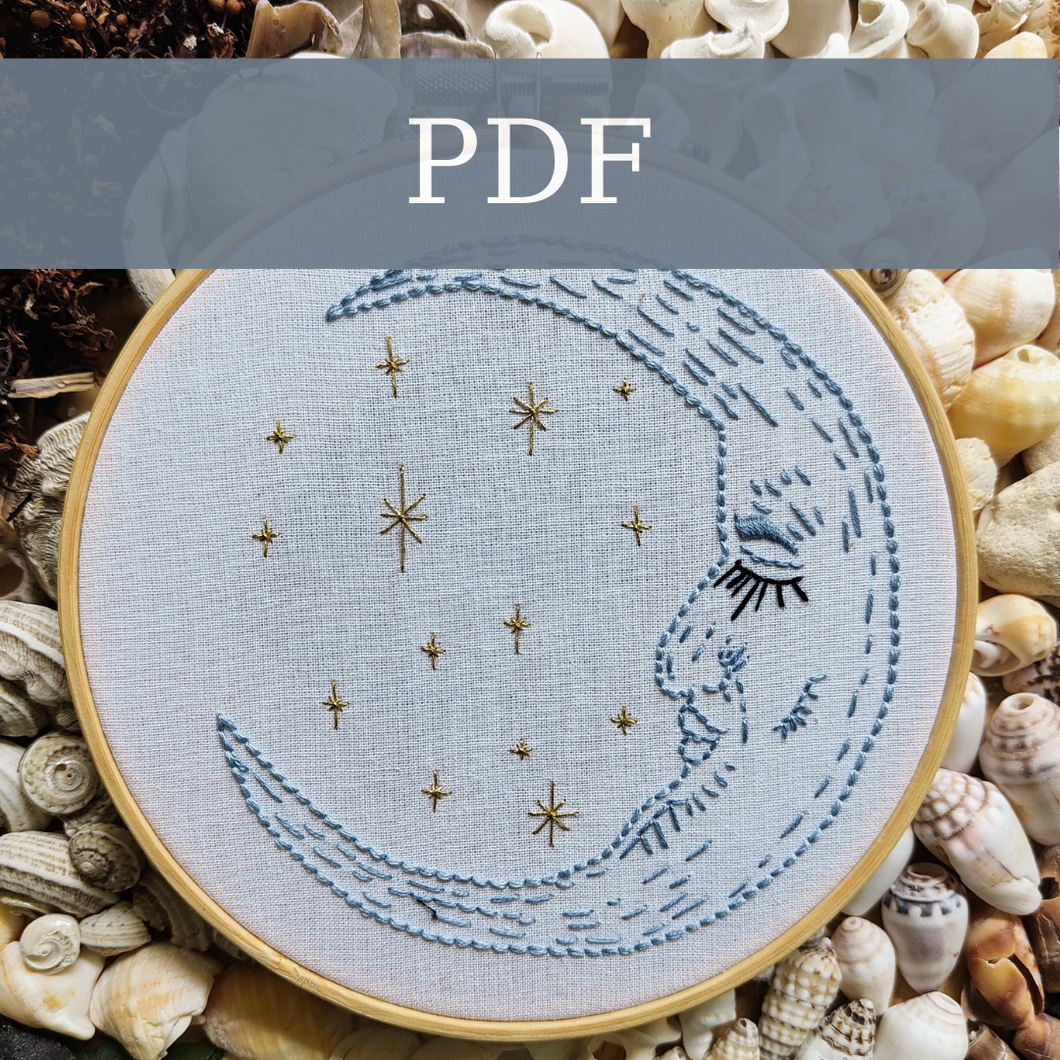 PDF - Luna Embroidery Template and Instructions