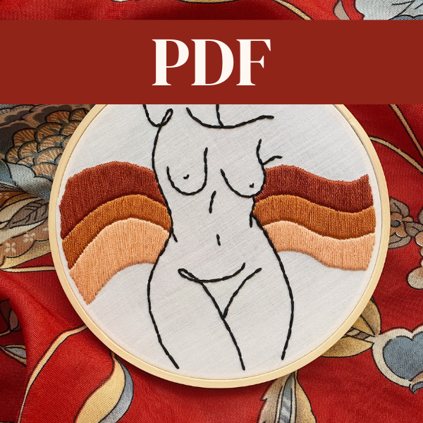 PDF - Femme Embroidery Template and Instructions