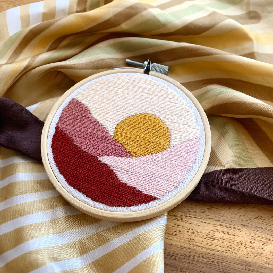 Sunset Embroidery Kit