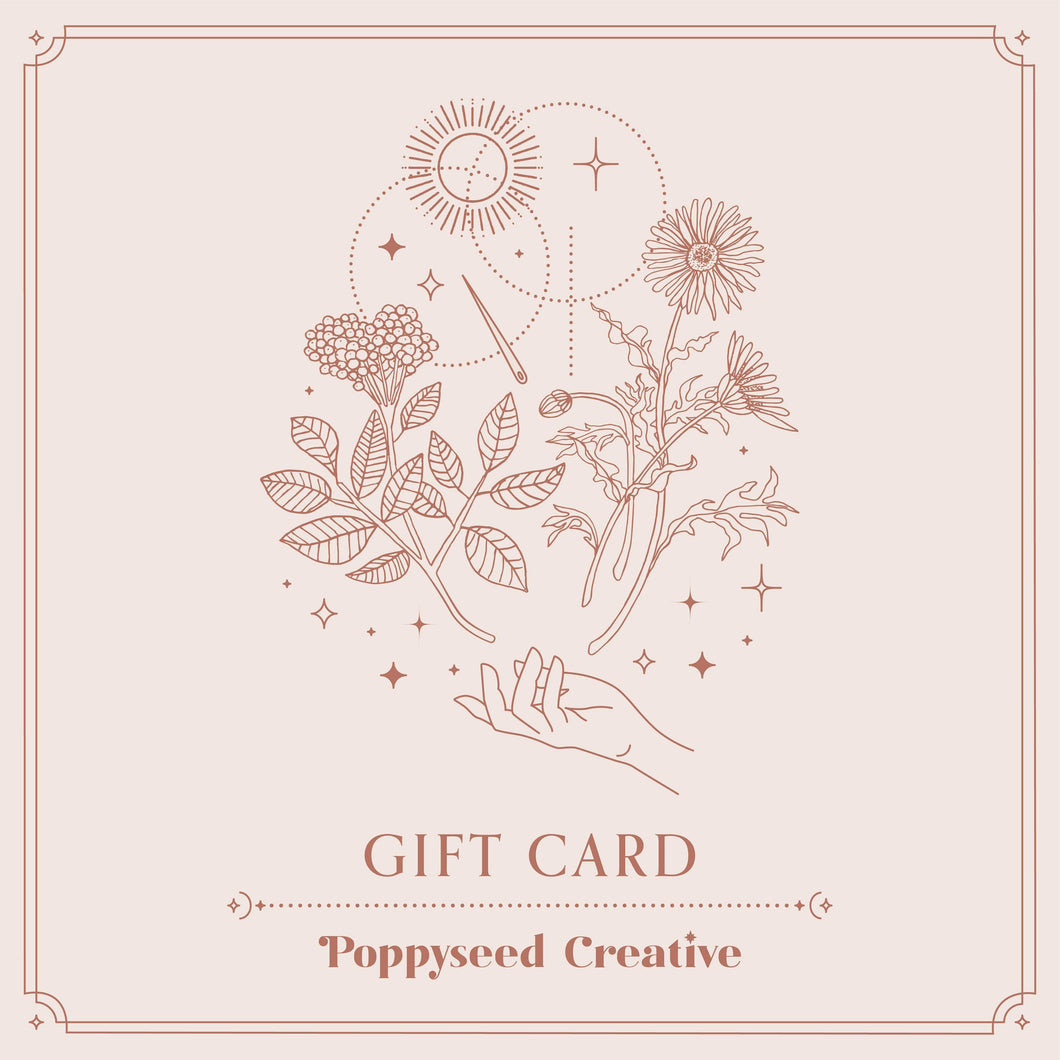 Poppyseed Creative Gift Card